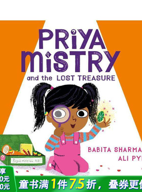 【预售】普里娅?米斯特里与失落的宝藏 Priya Mistry and the Lost Treasure 英文儿童插画故事绘本 进口童书