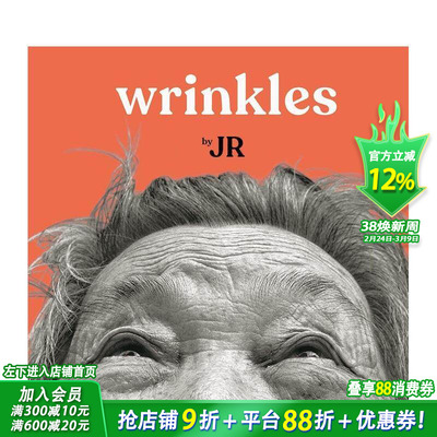 【现货】Wrinkles 皱纹 艺术家/摄影师JR首BU绘本创作 教育年老的概念 英文原版艺术绘本