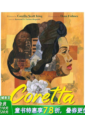 【现货】科丽塔·斯科特·金的传奇 Coretta: The Autobiography Of Mrs. Coretta Scott King 英文儿童插画故事绘本 进口童书