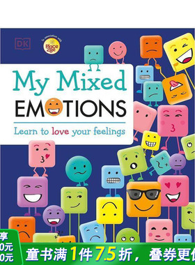 【现货】我复杂的情绪 My Mixed Emotions 英文儿童插画科普绘本 进口童书 情绪管理 情感认知