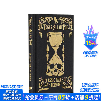【预售】埃德加·爱伦·坡经典恐怖故事集【Arcturus Ornate Classics】Edgar Allan Poe's Classic Tales英文文学小说正版进口书