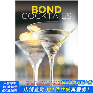 Cocktails 邦德鸡尾酒 20多种经典 英文原版 Bond 鸡尾酒配方 餐饮食谱 现货