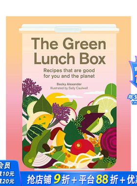 【现货】绿色午餐盒：健康环保食谱 The Green Lunch Box 英文餐饮料理生活 原版正版进口图书书籍