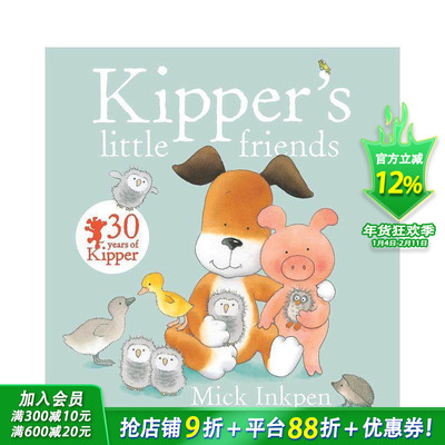【预售】小狗奇普的小朋友 Kipper’s Little Friends 英文儿童插画故事绘本 进口童书
