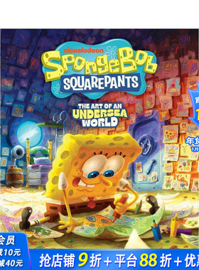 【预售】(预计2月出版)海绵宝宝25周年海底世界艺术设定集 SpongeBob SquarePants 原版英文艺术插画原画设定集 正版进口书