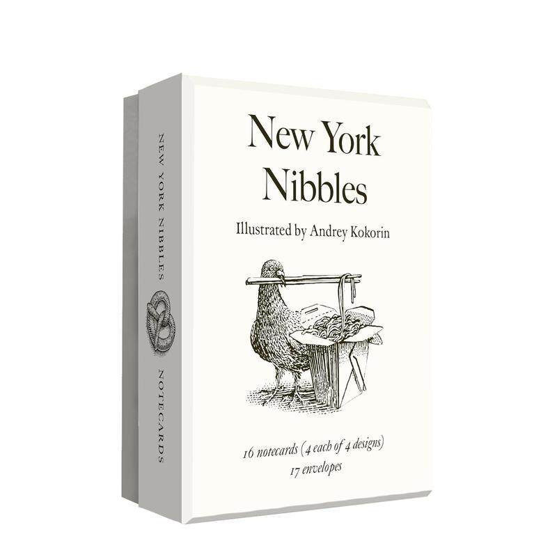 【预售】纽约小食系列：社迷你便笺卡套装 New York Nibbles :Mini Notecard Set 原版英文生活综合 正版进口书