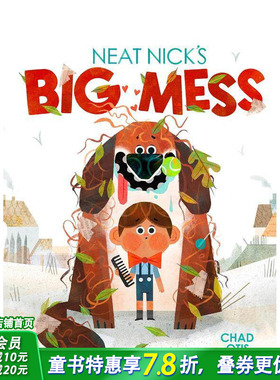 【预售】整洁的尼克斯大混乱 Neat Nicks Big Mess 英文儿童插画故事绘本 进口童书