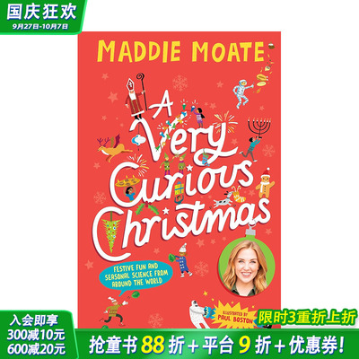【预售】令人好奇的圣诞节：来自世界各地的节日乐趣和季节性科学A Very Curious Christmas英文儿童桥梁章节故事书 英语拓展阅读
