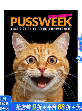 【现货】Pussweek 喵星人日报 为猫咪准备的生活指南 趣味宠物知识摄影 英文原版