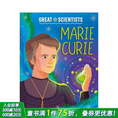 【现货】伟大科学家：玛丽?居里 Great Scientists: Marie Curie 英文儿童插画故事绘本 进口童书