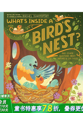 【现货】鸟巢里面有什么？ 【What's Inside】What's Inside Bird Nest? 英文儿童插画科普绘本 进口童书