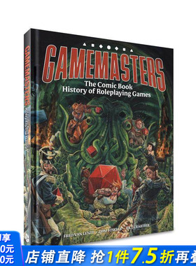 【预售】Gamemasters：角色扮演游戏漫画史 Gamemasters: The Comic Book History of Roleplaying Games原版英文漫画 正版进口书