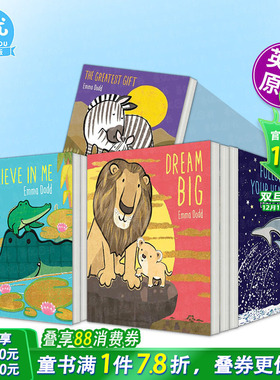 【现货】胸怀壮志【Emma Dodd绘本多册选拍】随心所至/完美的礼物/我相信我自己/ Dream Big 英文儿童插画故事绘本 进口童书
