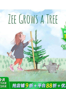 【现货】Zee种了一棵树 Zee Grows a Tree 英文儿童插画故事绘本 进口童书