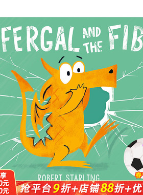 【现货】英文原版 费格尔与谎言Fergal and the Fib 儿童英语艺术插画绘本平装 3岁+ 进口图书 善优童书