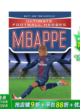 【预售】【足球英雄系列】姆巴佩 【Ultimate Football Heroes】Mbappe 12岁+英文小说故事 英语阅读拓展进口书