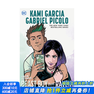 Teen Boy 预售 少年泰坦：野兽男孩爱瑞雯 进口图书 comic 原版 Titans 英文漫画 Raven Loves Beast 正版