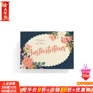 【现货】英文原版 简·奥斯汀语录卡牌:简·奥斯汀人生箴言 Life Lessons from Jane Austen 聚会游戏 创意文创礼物 正版进口