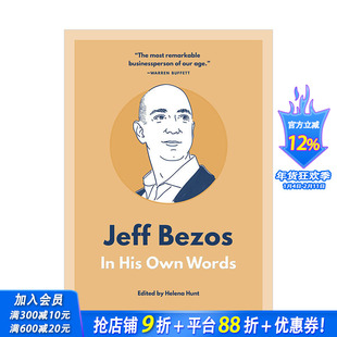 【预售】口袋本 杰夫·贝佐斯的名言名句Jeff Bezos: In His Own Words 名人名言录 英文原版 亚马逊创始人CEO 电商激励鸡汤语录