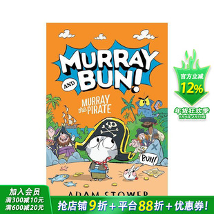 【预售】【默里与邦】#3海盗默里 【Murray and Bun】Murray the Pirate 轻历史科普 幽默 英文儿童桥梁章节故事书 英语拓展阅读