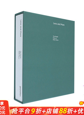 【预售】Less and More 少即是多 Dieter Rams迪特尔拉姆斯作品升*版 经典产品设计