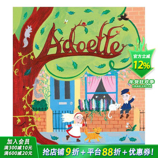 【现货】英文原版 阿多埃特Adoette 精装艺术插画绘本 3-6岁亲子英语 趣味故事 儿童进口图书 善优童书