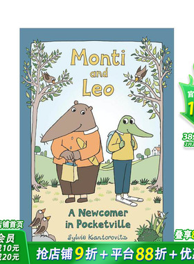 【预售】蒙蒂和里奥：口袋村的新成员 Monti and Leo: A Newcomer in Pocketville 英文儿童漫画故事 英语拓展阅读进口书
