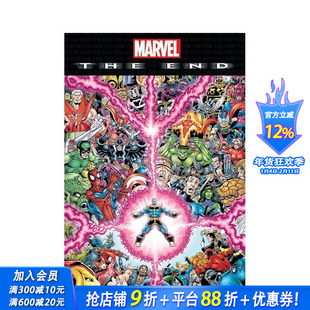 【预售】漫威Marvel 漫威经典大事件灭霸终局合集 Marvel: The End Omnibus Jim Starlin Cover 原版英文漫画书 正版进口书
