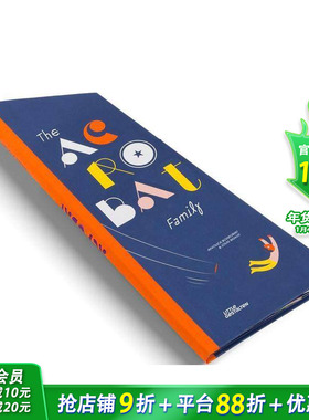 【现货】【立体书】The Acrobat Family 杂技之家 奇特开本  英文原版儿童童书【善优童书】