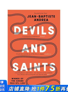 【预售】【2023龚古尔文学奖得主Jean-Baptiste Andrea】恶魔与圣人 Devils and Saints 原版英文文学小说 正版进口图书