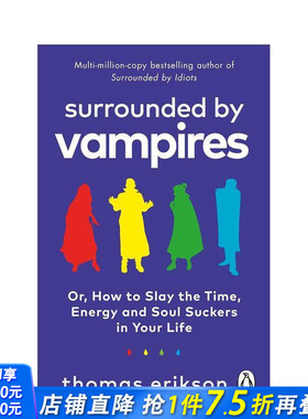 【预售】被吸血鬼包围 Surrounded by Vampires 原版英文社会科学 正版进口书籍 善优图书