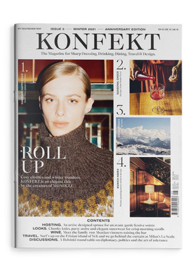 【现货】【单期杂志】【Monocle出版】KONFEK 欧洲旅游城市文化生活资讯杂志 ISSUE5期 2021年11月 英国英文版 期刊进口原版 图书