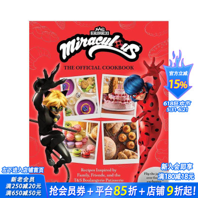 【预售】瓢虫少女与黑猫诺尔 官方食谱 Miraculous: Tales of Ladybug and Cat Noir 原版英文餐饮生活美食 正版进口书