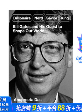 【现货】亿万富翁/书呆子/救世主/国王：比尔·盖茨传记 Billionaire, Nerd, Savior, King 原版英文文学传记 正版进口书