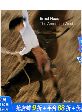 【现货】英文原版 色彩大师厄恩斯特·哈斯：美国西部 Ernst Haas: The American West摄影大师专辑 正版进口图书画册 善优图书
