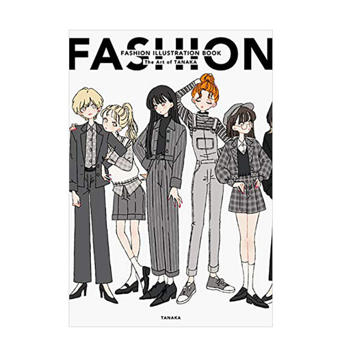 【预售】日文原版Tanaka画集作品集たなか画师tanaka老师fashion illustration book时尚插图手册日本流行服装时装设计艺术书 PIE