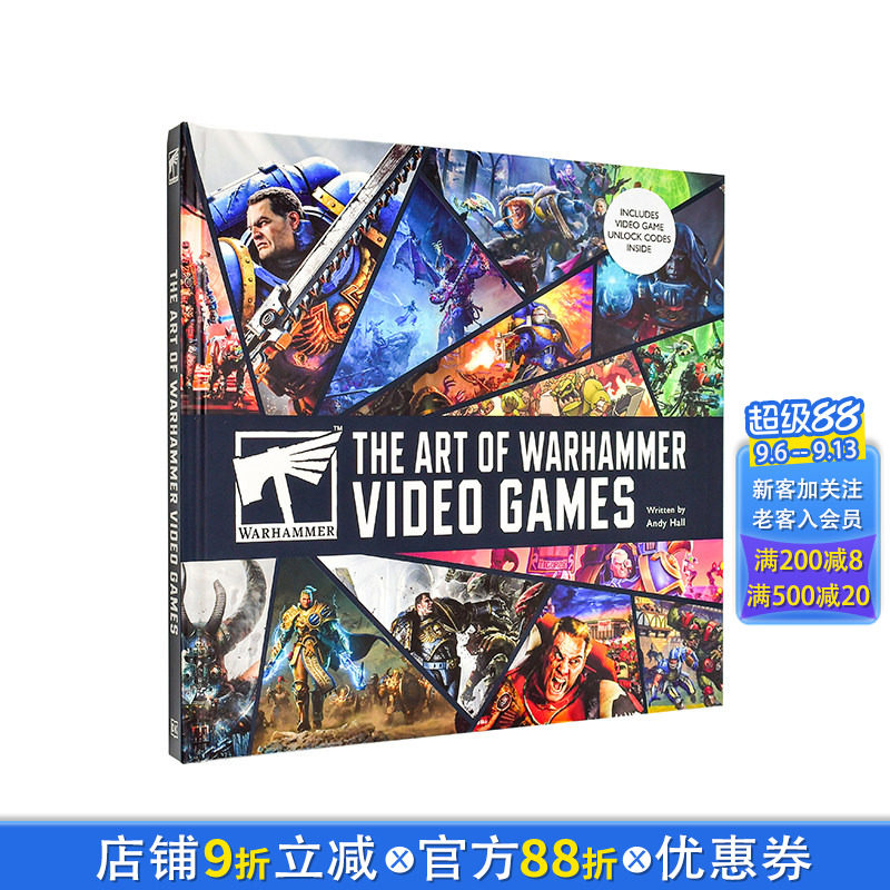 【现货】战锤游戏艺术设定集 原版英文艺术插画原画设定集 战锤40K 原画插画深度解说 正版进口书