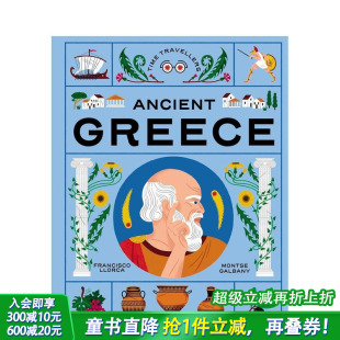 希腊众神 时空旅行者：古希腊 米诺斯王国 失落之城特洛伊Time Greece英文儿童插画科普绘本进口书 Travellers：Ancient 预售