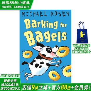 【预售】【罗森与罗斯】贝果的诱惑 【Rosen and Ross】Barking for Bagels 英文儿童桥梁章节故事 英语拓展阅读进口书