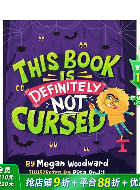 【现货】这本书没被诅咒 This Book Is Definitely Not Cursed 英文儿童插画故事绘本 进口童书