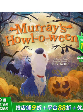 【现货】默里的万圣节嚎叫 万圣节绘本 Murray's Howl-O-Ween: A Halloween Picture Book 英文儿童插画故事绘本 英语进口童书
