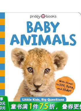 【现货】小动物（小小孩的大问题） Baby Animals (Little Kids， Big Questions) 英文儿童插画科普绘本 进口童书