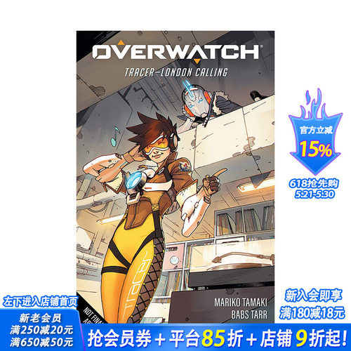 【预售】英文原版 守望先锋：猎空-伦敦召唤 Overwatch：Tracer--London Calling 英文漫画 图像小说 正版进口书籍 善优图书