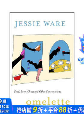 【预售】煎蛋：食物、爱、混乱和其他对话 Omelette : Food  Love  Chaos and Other Conversations 英文文学散文 正版进口图书