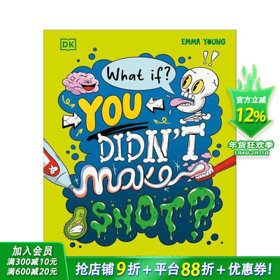 【现货】【脑洞百科】如果没有鼻涕会怎样？ 【What if?】What If You Didn't Make Snot? 英文儿童插画科普绘本 进口童书