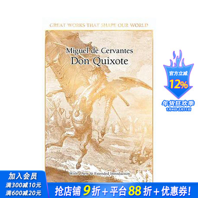 【现货】英文原版 米格尔·塞万提斯:唐吉坷德【Great Works that Shape our World】Miguel de Cervantes: Don Quixote，英文传记