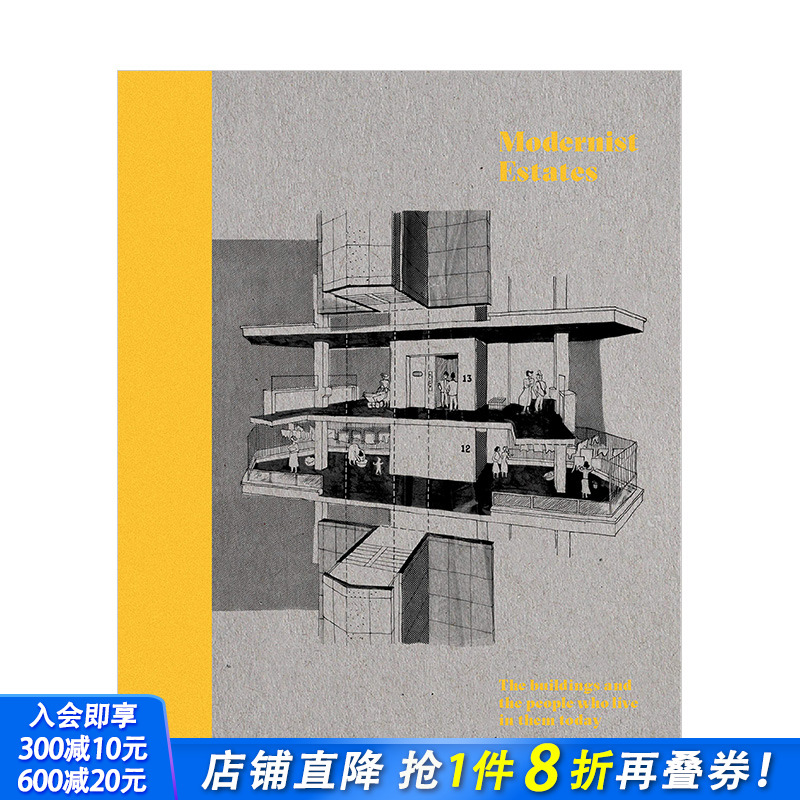 【现货】Modernist Estates，现代主义住宅 英文原版图书进口正版 Stefi Orazi 建筑风格与材料构造