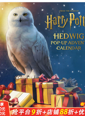 【现货】【立体日历】哈利波特海德薇圣诞倒数日历（每年可重复使用）Harry Potter: Hedwig Pop-up Advent Calendar创意进口文创