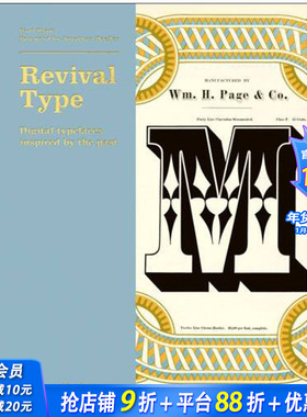 【现货】Revival Type: Digital typefaces inspired by the past，复兴字体：灵感源于过去的数码字体设计