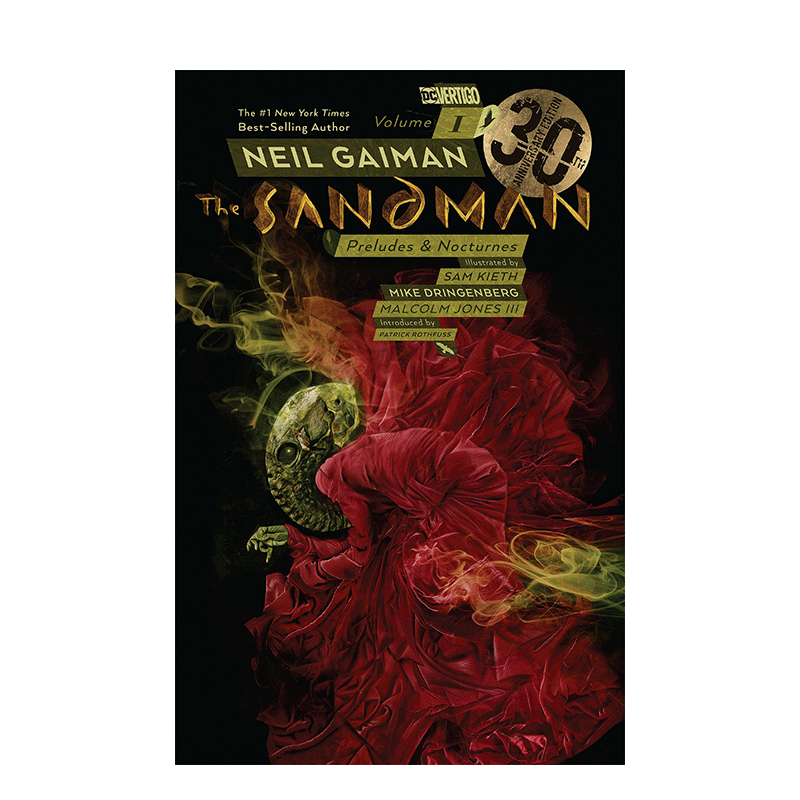 【预售】英文漫画 睡魔30周年版弟1卷:前奏曲及夜曲The Sandman Vol.1: Preludes&Nocturnes 30th Anniversary Edition正版进口书